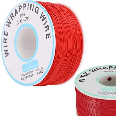 Zdjęcie produktu dla Przewód typu kynar AWG 0.25mm czerwony 200m
