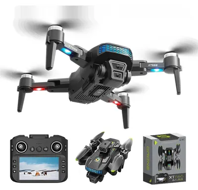 Produktbild von Zimilo GPS Drohne mit HD Dualkamera, EIS Bildstabilisierung, Drohne mit 5G Display Fernbedienung, Hindernisvermeidung, 20 Min Flugzeit, mit 2 Akkus