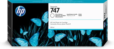 Produktbild von HP 747 - 300 ml - Gloss Enhancer - original - DesignJet - Tintenpatrone - für DesignJet Z9+ PostScript, Z9+dr, Z9+dr PostScript