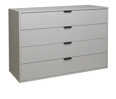 Produktbild von Mäusbacher Bonnie Kommode 119x87x45 cm Kreidegrau matt