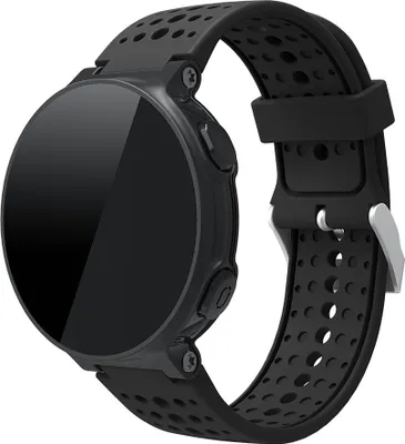 Produktbild von Strap-it Garmin Forerunner 735xt Silikonarmband (Schwarz)