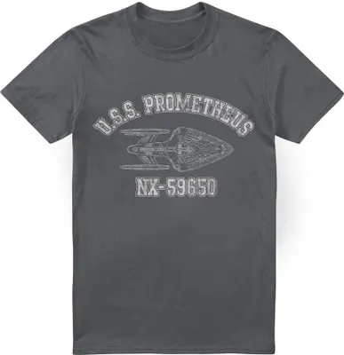 Image de Star Trek - T-shirt "Prometheus Athletic" pour homme TV5550 (4XL) (Charbon de bois)