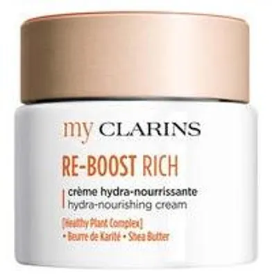 Obrázek produktu pro Clarins RE-BOOST, Denní krém, Ženy, Suchá pokožka, Citlivá pokožka, Obličej, Vyživující, Zklidňující, 50 ml