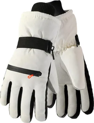 Produktbild von Thermohandschuhe für Damen und Herren, winddicht, ideal für Winter und Radfahren, mit rutschfester Handfläche, wasserdicht, mit Touchscreen-Funktion, zum Wandern, Snowboarden und Autofahren.