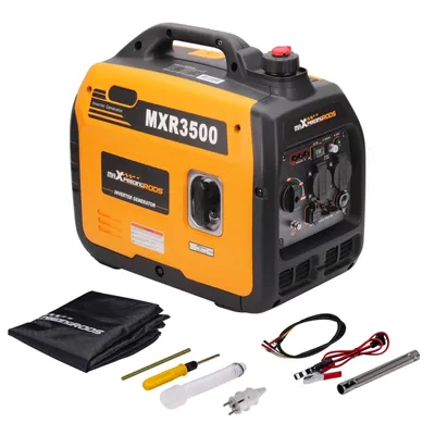 Obrázek produktu pro MAXPEEDINGRODS MXR 3500 MXR03FXZL, invertorový záložní generátor, 3300 W, 230 V, lehký, vhodný pro kempování, cestování a stavební práce