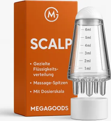 Produktbild von 6ml Kopfhaut Roll-On Applikator Bürste Massager Haarwachstum DE.