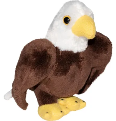Image de Wild Republic - Doudou - Pocketkins Eco - Pygargue à tête blanche