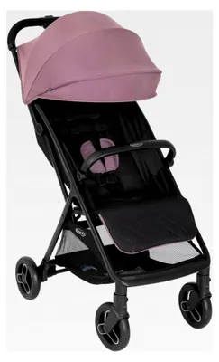 Produktbild von Myavo Kinderwagen, leicht und schnell zusammenklappbar, geeignet von Geburt bis ca. 4 Jahre (22 kg), mit Regenabdeckung, Mulberry