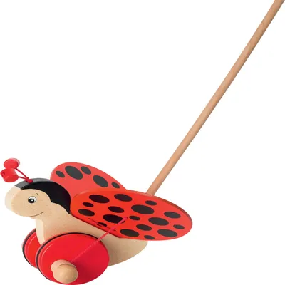Produktbild von Schiebetier Marienkäfer aus Holz von goki