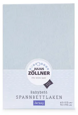 Produktbild von Julius Zöllner Spannbetttuch Jersey denim 70/140