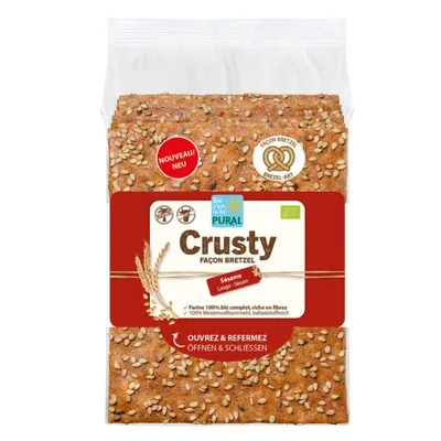 Image de Crusty - Bretzel type sésame 200g