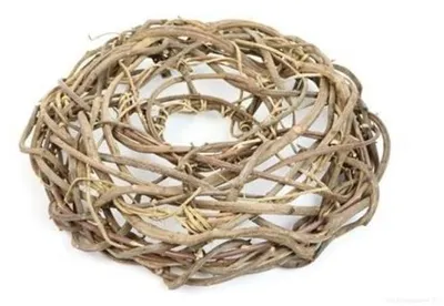 Productafbeelding van Natuurlijke Houten Krans van Wijntakken, D 45 cm