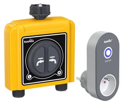Image de Double vanne intelligente pour système d'arrosage avec passerelle Wi-Fi Tuya Smart RainPoint