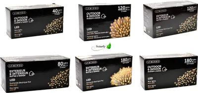 Obrázek produktu pro LED pohádková světla teplá bílá, barva kabelu: černá, LED diody: 180 LED diod 13,5 m, světelný efekt: kontinuální světlo