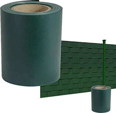 Obrázek produktu pro PVC zahradní zástěna pro soukromí Zahradní plot Neprůhledný pás pro soukromí s 30 kusy upevňovacích klipů pro zahradní plot, balkon, terasu - 65 m x 19 cm Zelená CEEDIR