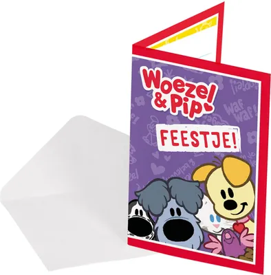Obrázok produktu pre Pozvánky WEEZEL PIP, 8..