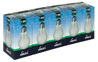 Produktbild von 5 x Leuci Glühbirne 150W E27 MATT A67 Glühlampe 150 Watt Glühbirnen Glühlampen