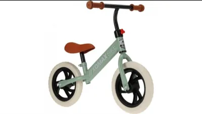 Image de Vélo vert 12 pouces - Vélo d'enfant avec selle réglable