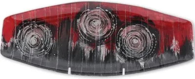 Image de Plateau en verre « Algion » ovale 34 cm – une décoration élégante pour la table et le salon