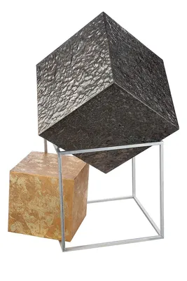 Produktbild von Casablanca by Gilde Dekoobjekt "Cubes" anthrazit/gold-/silberfarben, H.50 cm, 84258
