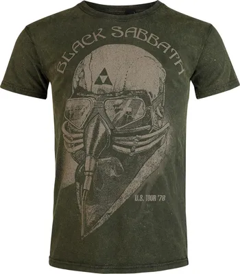 Produktbild von Black Sabbath T-Shirt Herren US Tour 78 multicolor XXL