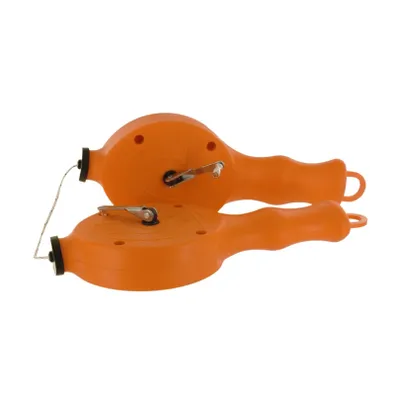 Produktbild von Schlagschnurgerät Duo Longo mit 100 g Farbpuder blau Schnurstärke 1,5 mm 30 Meter Länge (Doppel-Schlagschnurgerät)