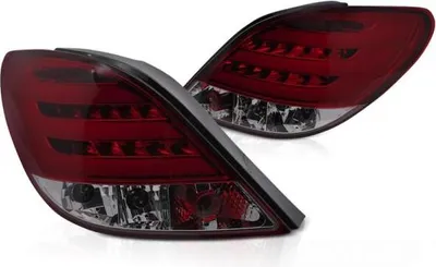 Produktbild von LED Lightbar Rückleuchten passend für Peugeot 207 Bj. 06-09 Rot/Smoke