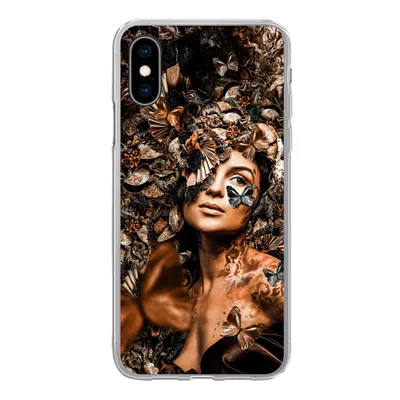 Produktbild von MuchoWow® Handyhülle Schutzhülle Hülle für iPhone X Luxus - Frau - Collage Silikon Softcase Handy Hülle - Handyhülle