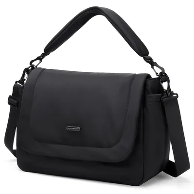 Produktbild von Wickeltasche 22 L, schwarz, für Reisen, mit großem Fassungsvermögen