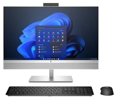 Zdjęcie produktu dla Komputer typu all-in-one HP EliteOne 870 G9 Security Edition Wolf Pro z procesorem Intel® Core™ i7, ekranem 68,6 cm (27") o rozdzielczości 1920 x 1080 pikseli, 32 GB pamięci DDR5-SDRAM, dyskiem SSD o pojemności 1 TB, systemem Windows 11 Pro oraz obsługą Wi-Fi 6E (802.11ax)