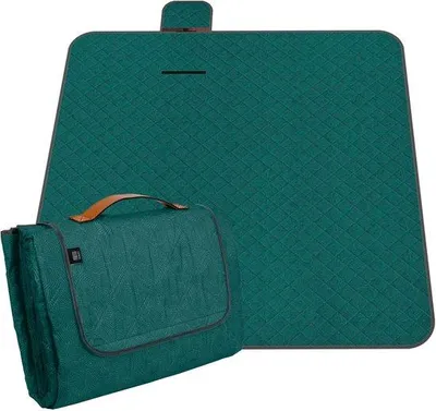 Produktbild von Famanu Picknickdecke wasserdicht 200 x 200 cm - für 4 Personen, mit Tragriemen