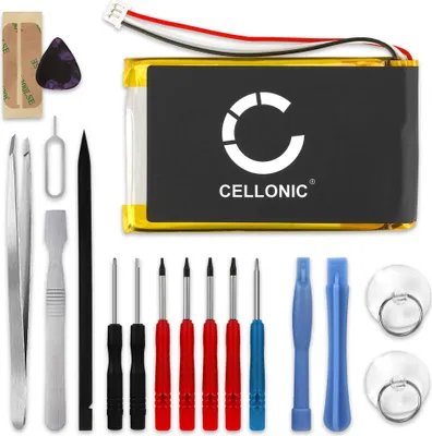 Immagine prodotto di CELLONIC 1x Batteria per Navigatore GPS Compatibile con TomTom SatNav, GO 730, GO 630, 1697461 – (1300mAh, 3.8V) + Set di strumento