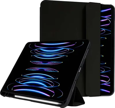 Produktbild von Crong, FlexFolio Etui iPad Air 11 M3/M2/10.9 & Pro 11 stoßfest, Schwarz