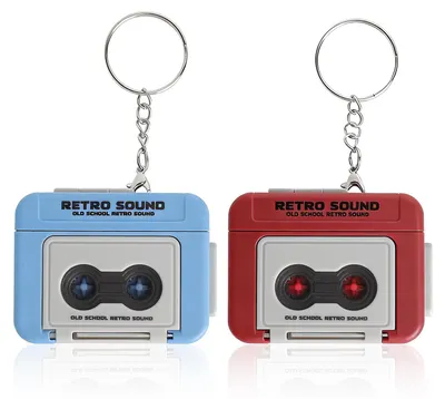Immagine prodotto di 2 mini-registratori a cassette portatili, lettore di cassette retrò