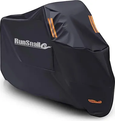 Produktbild von Motorrad Abdeckplane XXL für 265cm Harley Yamaha Suzuki - wasserdichtes Kratzfestes 210D Oxford Stoff