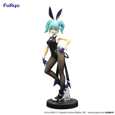 Productafbeelding van Hatsune Miku BiCute Bunnies PVC-beeldje, straalviolet kleur, 30 cm