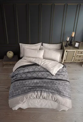 Produktbild von L'Essentiel Linge de Maison, Begonvilla- EPJ3441, Grau, Bettdecken, 65% Baumwolle / 35% Polyester