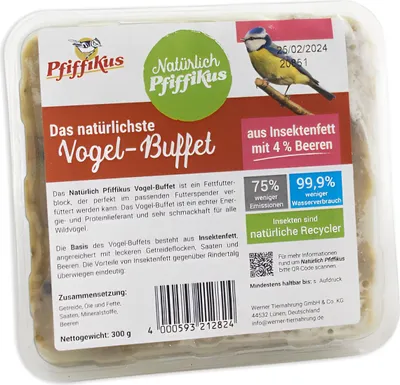 Produktbild von Pfiffikus Natürlich Vogel-Buffet Beeren