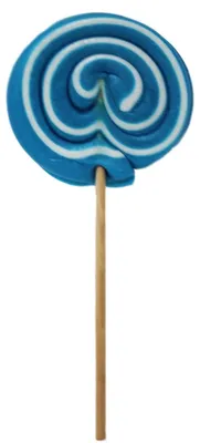 Immagine prodotto di Spiral Lolly Boy blu bianco grande al gusto di ananas 80g