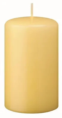 Zdjęcie produktu dla Świeczki stożkowe z płaską główką, kolor grejpfrutowy, 180 x Ø 70 mm, 4 sztuki