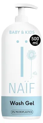 Productafbeelding van Naïf Reinigende Wasgel voor Baby & Kids 500 ml