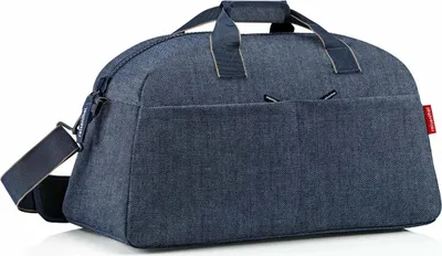 Image de reisenthel overnighter, sac de voyage, sac de transport, Herringbone Dark Blue, 45 L, BS4113