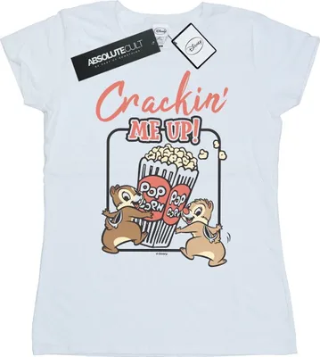 Produktbild von Disney - "Chip N Dale Crackin Me Up" T-Shirt für Damen BI32192 (M) (Weiß)