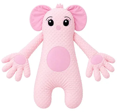 Obrázok produktu pre KIK KX2574 Ukludňujúci vankúš pre bábätko s funkciou rytmického poklepávania, 60 cm, ružový
