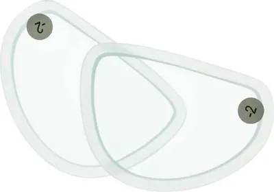 Produktbild von Seacsub One Mask Optical Lens Right Right -3.00