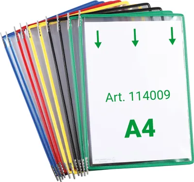 Zdjęcie produktu dla tarifold 114009 tdisplay pegboard, DIN A4, różne kolory