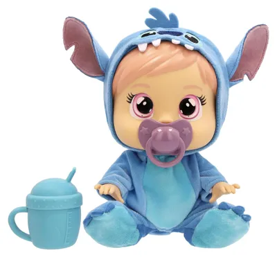 Image de Cry Babies Disney Stitch, poupée "Loving Care" inspirée de Stitch, comprenant :