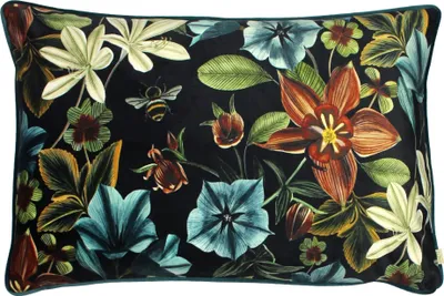 Obrázek produktu pro Evans Lichfield - Kissenhülle "Midnight Garden Aquilegia" RV2299 (40 cm x 60 cm) (benzín)