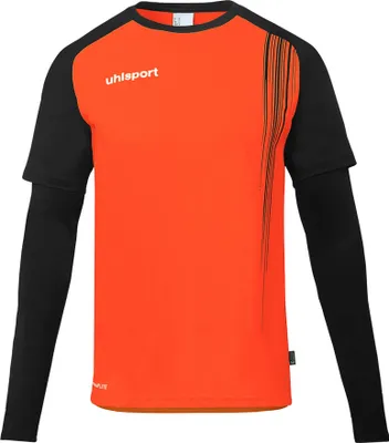 Image de Maillot de gardien Uhlsport Impulse - rouge fluo/noir, taille : S
