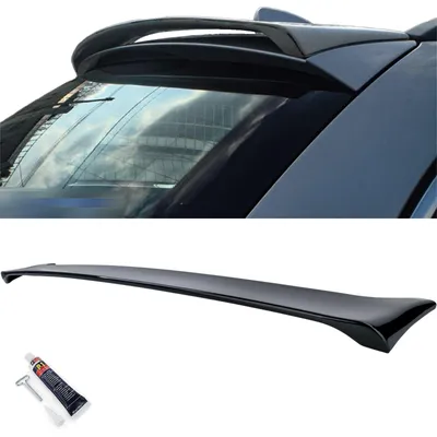 Für BMW 5er E61 Touring 2005-2010 Dachspoiler Heckspoiler Spoiler Schwarz Glanz in der Farbe Schwarz von Carparts-Online GmbH